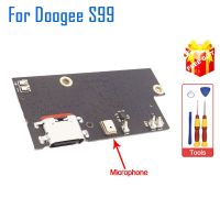 Doogee S99 USB Board ใหม่ต้นฉบับ S98 ชาร์จพอร์ตฐานเสียบบอร์ดชาร์จพร้อมอุปกรณ์เสริมไมค์สําหรับ DOOGEE S99 S98 สมาร์ทโฟน