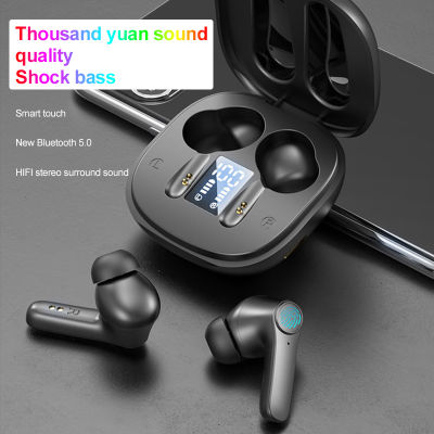 Wireless Headphones Touch Noise Cancelling Bluetooth Earphones Waterproof HIF Stereo In-Ear NFC Gaming Headset With Microphone
