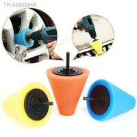 ♗✱ 3pcs Electric Drill Polishing Sponge for Auto Wheel Reuse Cone Calm Car Buffing Sponge Cleaning Drill Accessory Kit Auto Tools