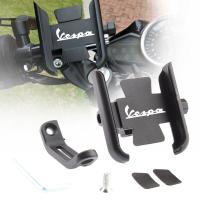 For VESPA 125 VNA-TS PX80-200/PE/Lusso Motorcycle Essories Handlebar Mobile Phone Holder GPS Stand Bracket