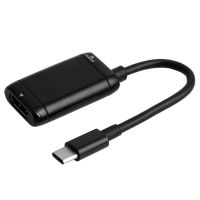 [LUNA electronic accessories] USB-C อะแดปเตอร์แปลง C เป็น HDMI รองรับสาย USB 3.1สำหรับ MHL Android แท็บเล็ตโทรได้วิดีโอสีดำ