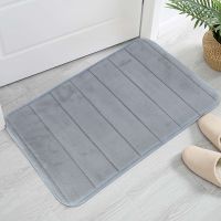 40*60 cm Bathroom Bath Mats (Grey)