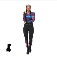 Womens Sublimated MTB Cycling Bike Breathable Uniforms Bicycle Wear, Professional Cycling Jersey Triathlon Jumpsuit Sets