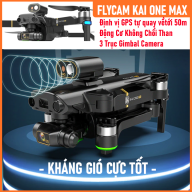 Máy Bay Flycam YLRC KAI ONE MAX 8K Điều Khiển Từ Xa Có Camera 3 Trục Gimbal, Động Cơ Không Chổi Than Bay 25 PHÚT thumbnail