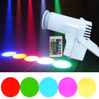 Thrisdar 10W RGB Super Bright LED Beam Pinspot Light Disco Mirror Balls Spotlight Stage Effect Light for Nightclub Wedding Party