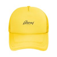 Brioni Mens Mesh Back Structured Low Crown Snapback Adjustable Fit Cap