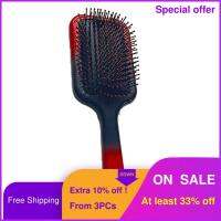 DREWTI Fashion Gradient Color Comb Woman Cushion Massage Hairbrush Antistatic Salon Hairdresser Accessories Tangle For Afor Hair