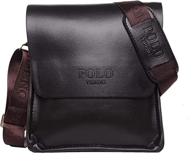 Laptop Bag Genuine Tanned Leather Sling Bag Unisex Small