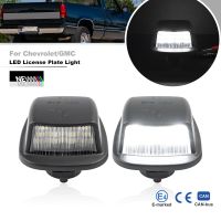 2x เบลเซอร์ K1500สำหรับ Chevrolet Tahoe สำหรับ Gmc Yukon Typhoon กันชนสีขาวบริสุทธิ์ไฟป้ายทะเบียน Led ป้ายหลังสำหรับ Canbus