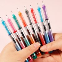 8Pcs Set Multicolor Roller Ball Pen 0.5 mm Quick Dry Gel Ink Pen for School Office Stationery Journal Pens