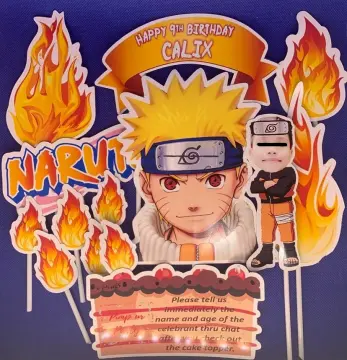 WAIMXDAO Naruto Figure Jouets Cake Topper, 6 Pièces décoration