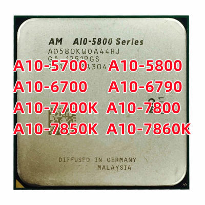 A10-Series A10 5700 A10 5800 A10 6700 A10 A10 7700K A10 7800 A10 A10 7850K 7860K Quad-Core เครื่องประมวลผลซีพียู FM2