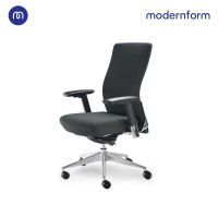 Modernform เก้าอี้สำนักงาน  รุ่น Series15 เบาะสีดำ พนักพิงกลาง สีดำ เก้าอี้ทำงาน เก้าอี้ออฟฟิศ เก้าอี้ผู้บริหาร เก้าอี้ทำงานที่รองรับแผ่นหลังได้ดีเป็นพิเศษ  ปรับที่วางแขนได้ 3 ทิศทาง  ปรับล็อคเอนพนักพิงได้ 4 ตำแหน่ง