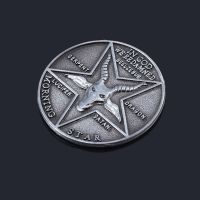 【YD】 Satanic Star Antique Coin Pentecostal Commemorative Metal Collection