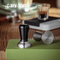 MHW-3ER กาแฟ Tamper 51มม. ฐานด้ายสแตนเลส Al Alloy Handle สำหรับ Delonghi ผงค้อน Espresso สำหรับ Barista Tools