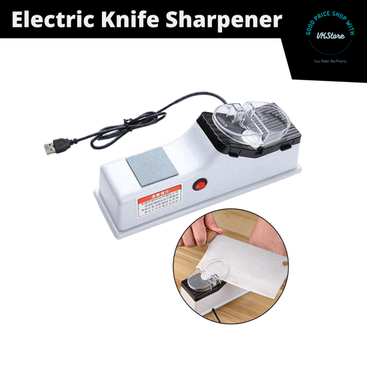 usb electric knife sharpener adjustable kitchen