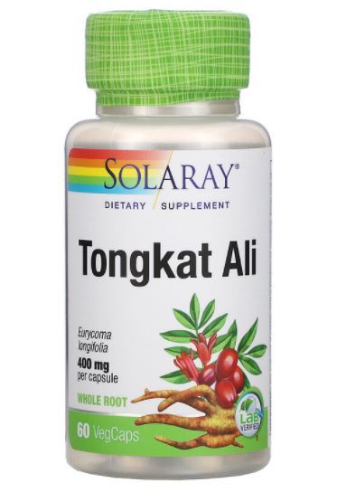 Solaray, Tongkat Ali, 400 mg [ 60 VegCaps ] Source Naturals, Tongkat ...