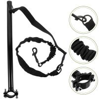 【DT】Harness Leash Bicycle Dog Walker Pulling Rope Pet Traction 89X2.5CM Walking Outdoor Supplies Black Cloth Hauling hot 1