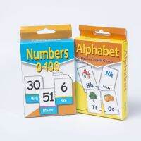 A-Z Alphabet 0-100 Numbers Math Book English Flash card book Educational Picture Match Game Baby