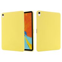 สำหรับ iPad Mini 6สีทึบซิลิโคนเหลวหยดครอบคลุมเต็ม Casing Tablet (สีเหลือง)