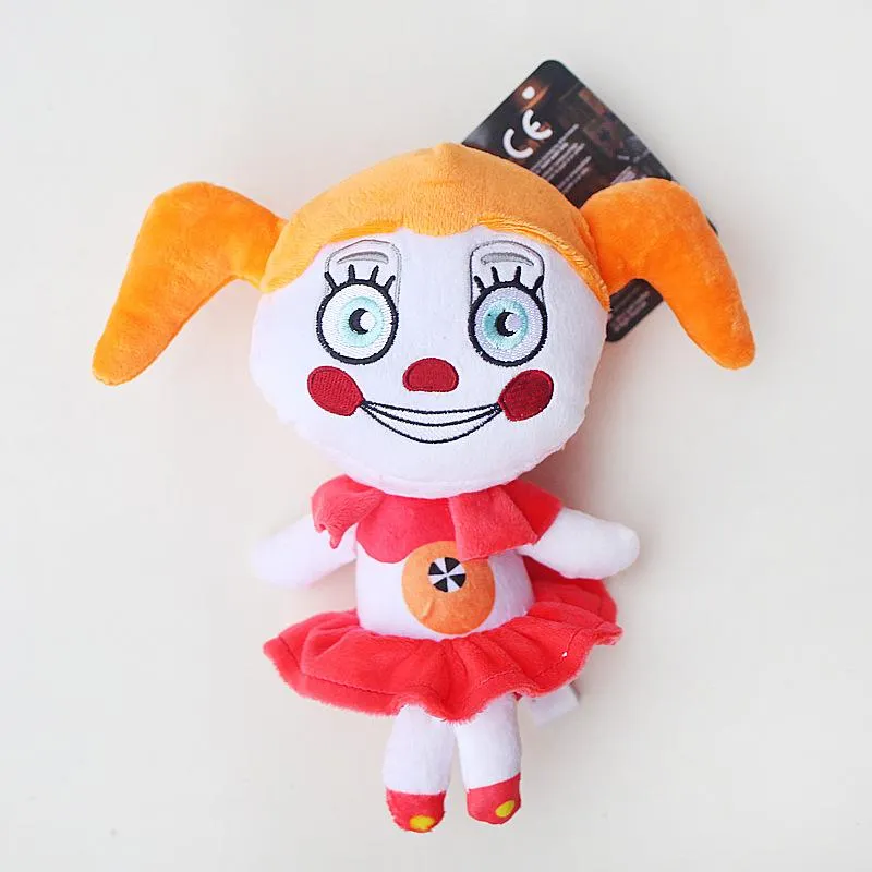 5styles 20-25cm FNAF Plush Toys Kawaii Ballora Bonnet Circus Baby Stuffed  Plush Toys Doll Birthday