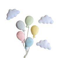 Newborn Photography Props Felt Balloon/Cloud Posing Props Baby Photoshooting Props DIY Photo Backdrop Decors Shower Gift X90C Sets  Packs