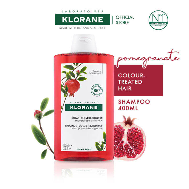 Klorane Pomegranate Shampoo (400ml) [Expiry Sep 2023] Lazada