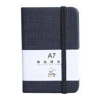 Leather A7 Memo Reminder Journal Diary Book Time Mini Notebook Small