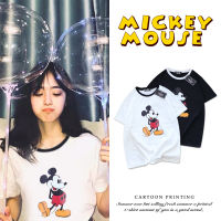 ✨Liptun Shop ?พร้อมส่ง เสื้อยืดลายมิกกี้เมาส์ สไตล์วินเทจ Mickey Mouse ลายน่ารัก ฟรีไซส์ ผ้าโปโล ใส่ได้ทั้งชายและหญิง