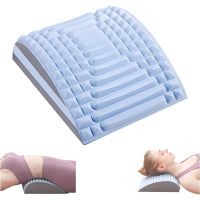 Neck &amp; Back Stretcher Pillow 2023 New Back Neck Cracker for Lower Back Pain Relief  Adjustable Spine Board for Herniated Disc Travel pillows