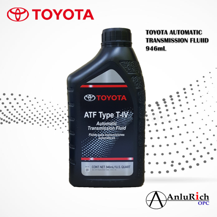 Automatic Transmission Fluid Type TIV 946ml TOYOTA 00279000T46S