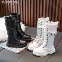 【hot】✉  Snow 2022 New Children Knee-High Fashion Platform Shoes for Kids SIZE 27-37