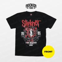 พร้อมสต็อก [1449] Slipknot - 1995 Des Moines Iowa-เสื้อยืดสีดำ วงหลัง legen rock.