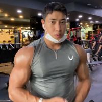 Quick-drying sleeveless vest muscle men tights for fitness training high elastic thin model tank top T-shirt brothers