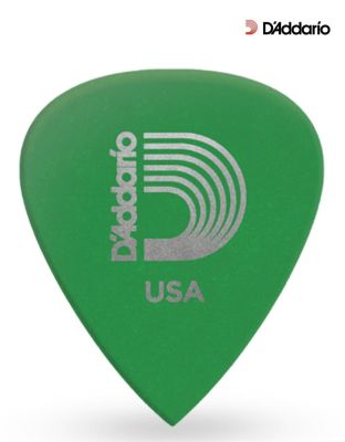 DAddario Guitar Pick ปิ๊กกีตาร์ ทรงมาตราฐาน วัสดุ Duralin แข็งแรงทนทาน ลดการเสียดทานของสายกีตาร์ให้โทนเสียงที่ สดใส กังวาน ( Bright Tone ) ( Medium Gauge 0.85 mm.)