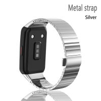 Metal Strap For Honor band 6 smart watch Replacement Wristband Bracelet belt for huawei band 6 Smart Watch Chain strap