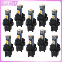 CCBEST แผงเครื่องมือ3030 T5รถยนต์3LED ไฟพร้อมซ็อกเก็ตบิด10ชิ้น