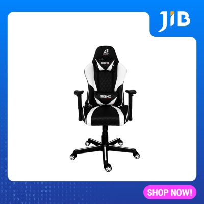 GAMING CHAIR (เก้าอี้เกมมิ่ง) SIGNO BAROCCO (GC-203BW) (BLACK-WHITE) (ASSEMBLY REQUIRED)