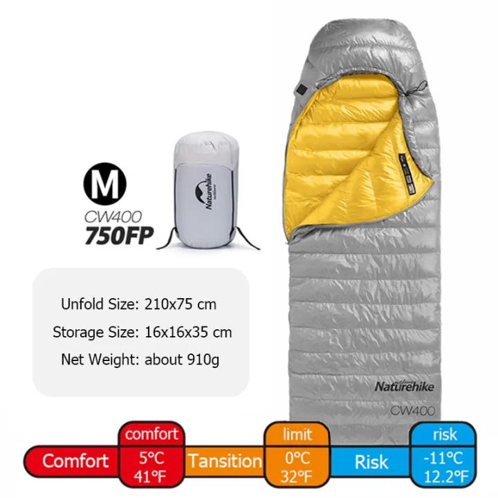 Naturehike Sleeping Bag Winter CW400 Lightweight Goose Down Sleeping