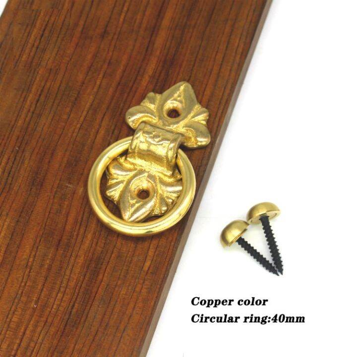 Old Door Knocker Brass Bronze Knob For Classics Gate Round