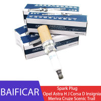 Baificar nd New Genuine 4 Pcs Spark Plug Set For Opel Astra H J Corsa D Insignia Meriva Chevrolet Cruze Scenic Trail