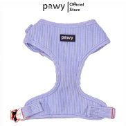 Pawy Premium Corduroy Dog Harness - Purple Corduroy Collection