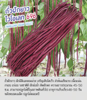 เมล็ดพันธุ์ ถั่วฝักยาว สีม่วง ไวโอเลท  - Yard Long Bean Violet ตราดอกแตง เมล็ดพันธุ์คุณภาพ"เพื่อนเกษตรกร"