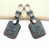 ✚☢ For Ford Escape Transit MK6 Connect 2000-2006 3 Buttons Fashion Style Leather Key Cover Remote Holder Case Fob