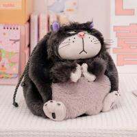 LZYBIM ของขวัญเด็กผู้หญิงลูซิเฟอร์จี้ตุ๊กตากระเป๋าถือกำมะหยี่ตุ๊กตาสัตว์ลูซิเฟอร์ตุ๊กตาหนานุ่มแมวมีเชือกรูดกระเป๋าคาดลำตัว