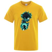 Hero Academia Deku Shirt | Deku Casual Clothing | Deku Sleeves Shirt | Deku Shirt Men XS-6XL