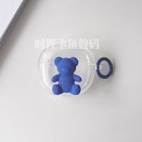 【Discount】 Klein Blue Bear &amp; Bow for QCY HT03 Soft Earphone Case Cover