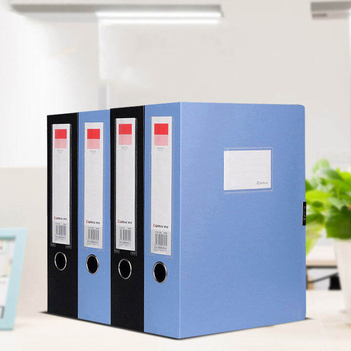 A4 File Box PP Data Box Large Capacity Paper Organizer Office Storage ...