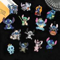 【DT】hot！ Lilo   Brooches Pin for Cartoon Anime Metal Badges Hat Accessories Gifts