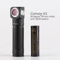 Convoy H1 XML2 Flashlight Head Light18650 flashlight torch60degree TIR lens insidewith 18650 battery